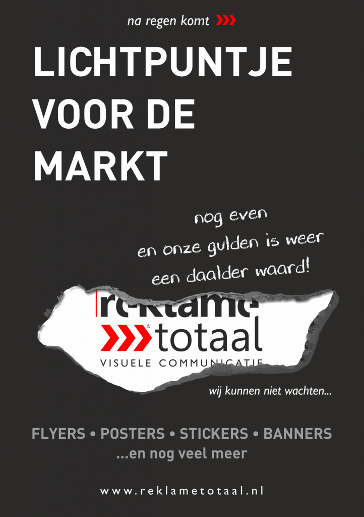 Reklametotaal | Leids Hart Leiden Markt Kleding bedrukken Textiel flyers posters visitekaartjers stickers banners