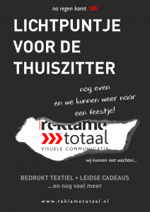 Reklametotaal | Leids Hart Leiden Particulier Kleding bedrukken Textiel Kado flyers posters visitekaartjers stickers banners